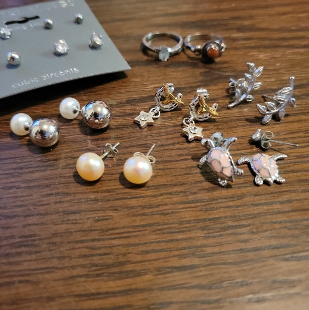 Sterling silver jewelry lot